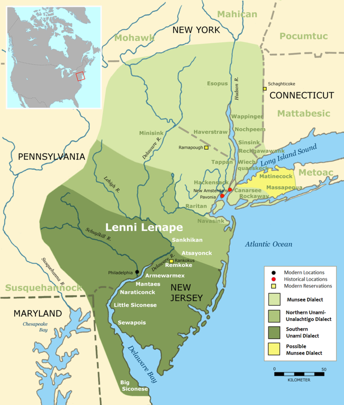 The first map of New Jersey to be printed in America, for the West Jersey  Proprietors